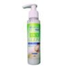 Bottle of Rice Glow face wash with pump dispenser on a white background
