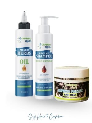 Dispenso Hair Care Bundle with Hair Mask | Organic Hair Treatment Pakistan