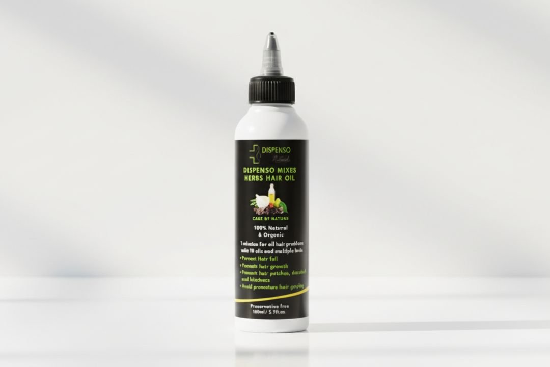 Dispenso Mixed Herbs Organic Hair Growth Oil Pakistan 150ml