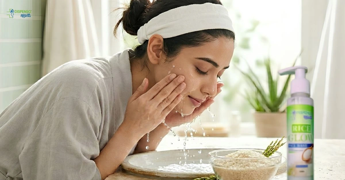 How to use rice face wash for glowing skin